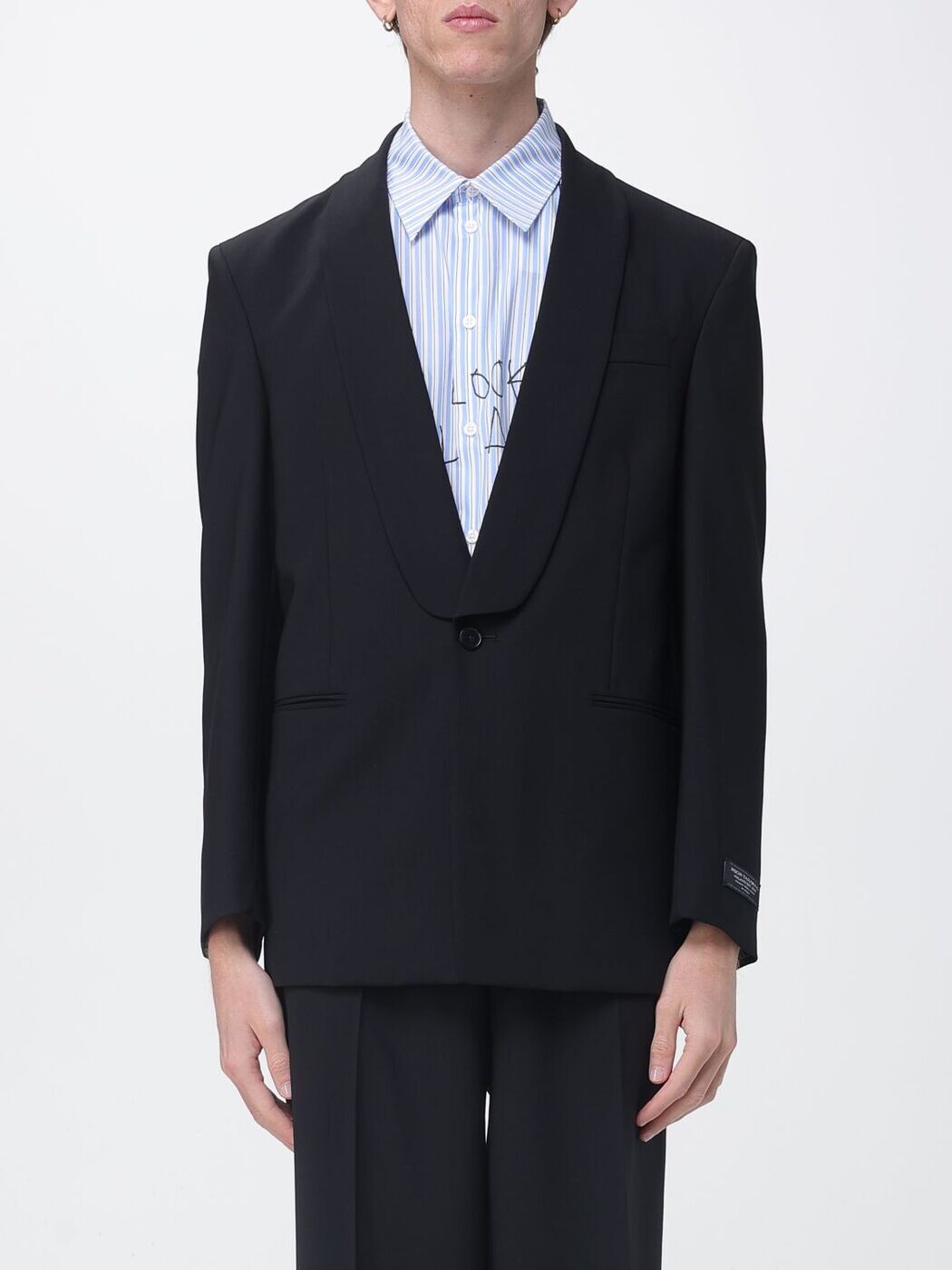 エムエスジーエム MSGM ジャケット メンズ ブラック Jackets 4040MG01267100 関税 送料無料 2026SS gi