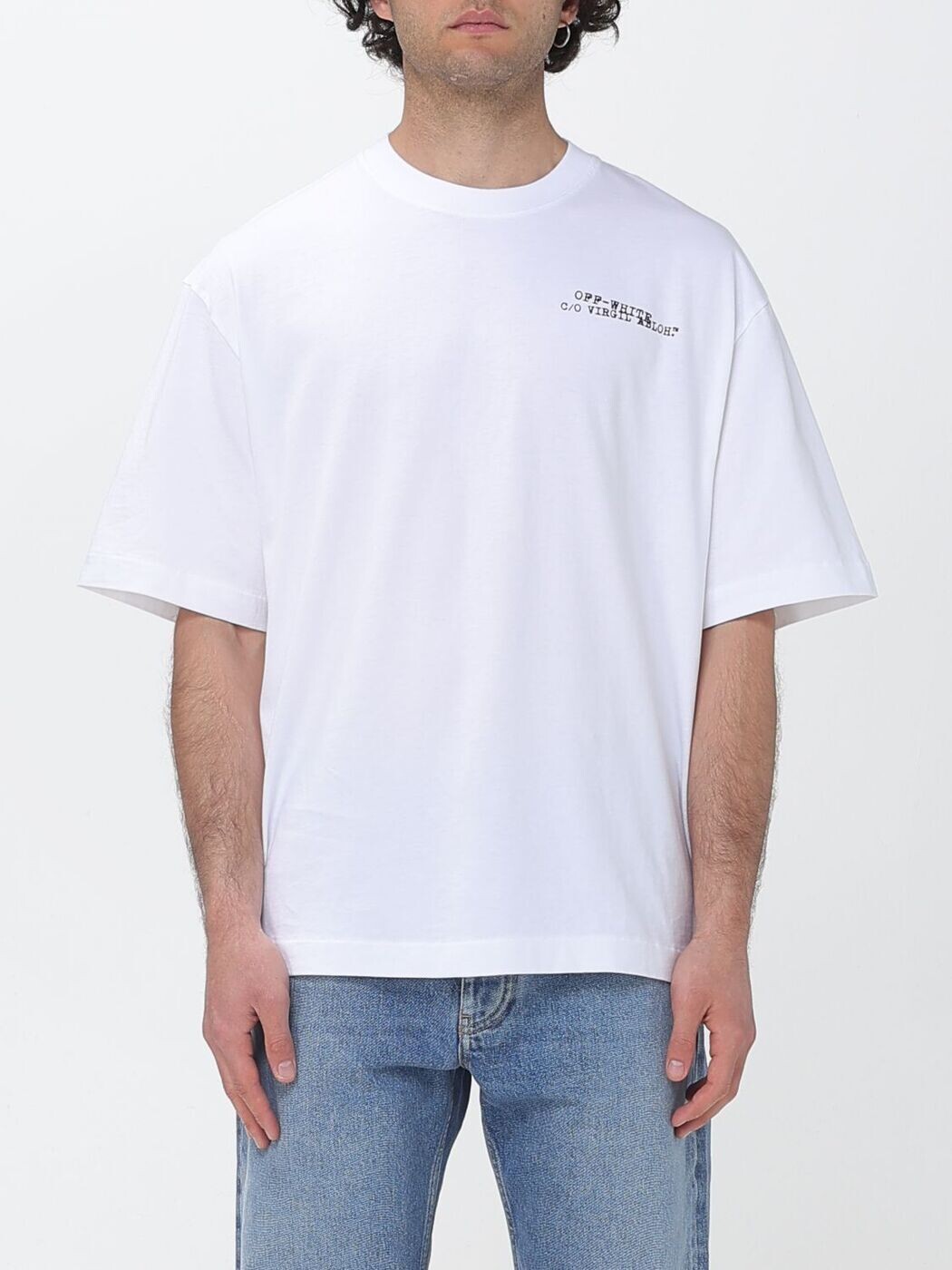 象牙色 OFF WHITE プルオーバー メンズ 白いこと T-shirts 44MAA120S26J00K100 関税 貨物輸送無料 2026SS gi