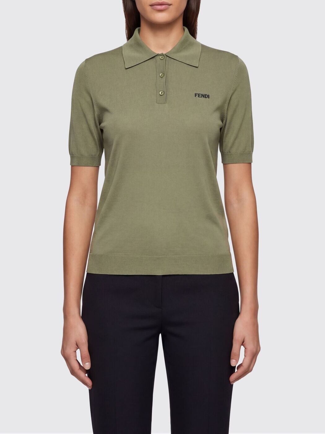 フェンディ FENDI スポーツシャツ レディース Polo FZXE82AW4V 関税 貨物輸送無料 2026SS gi