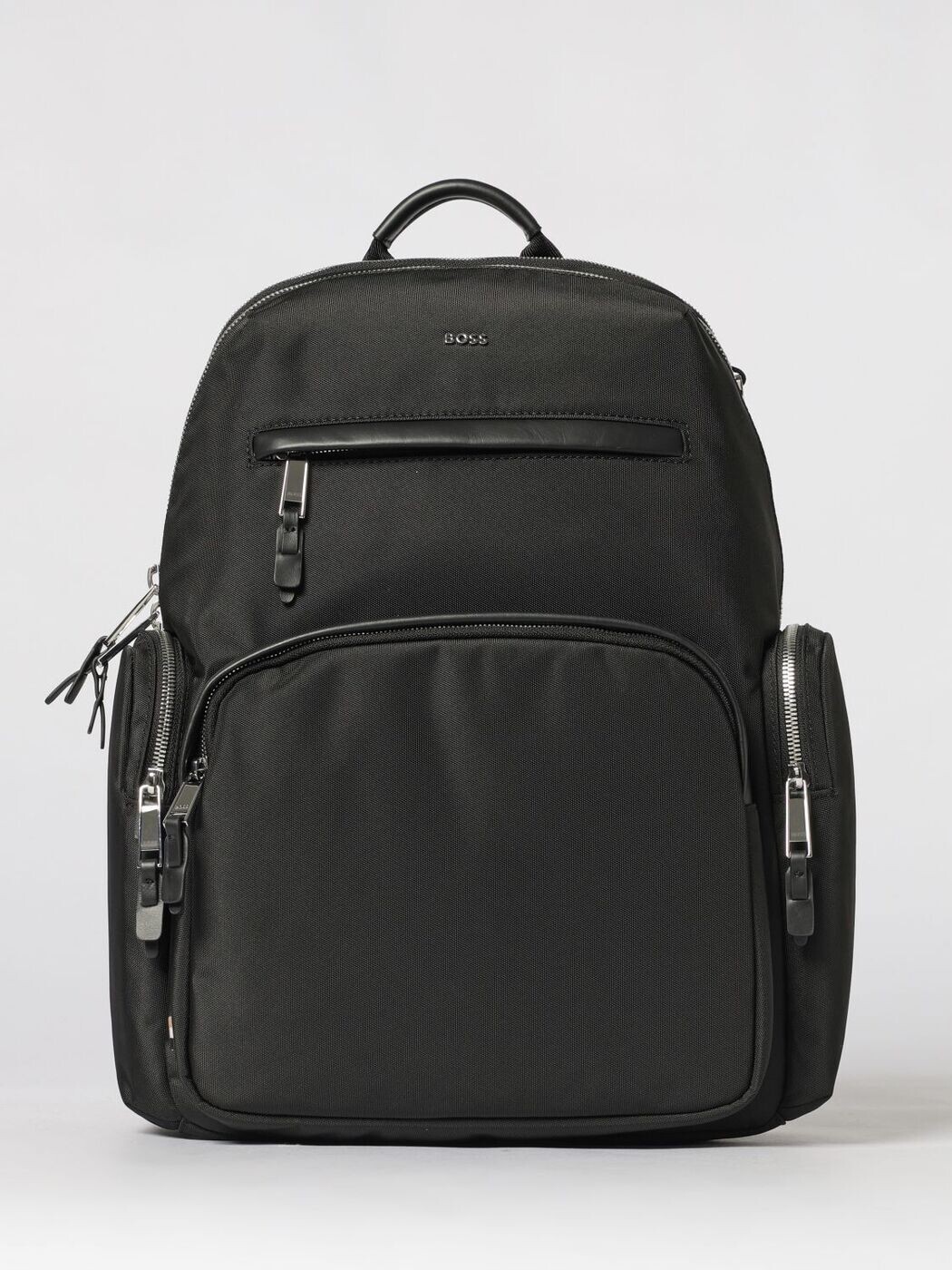 雇い主 BOSS 背嚢 うしろ側容器に並べる メンズ 黒いこと Backpacks 50536485 関税 貨物輸送無料 2026SS gi