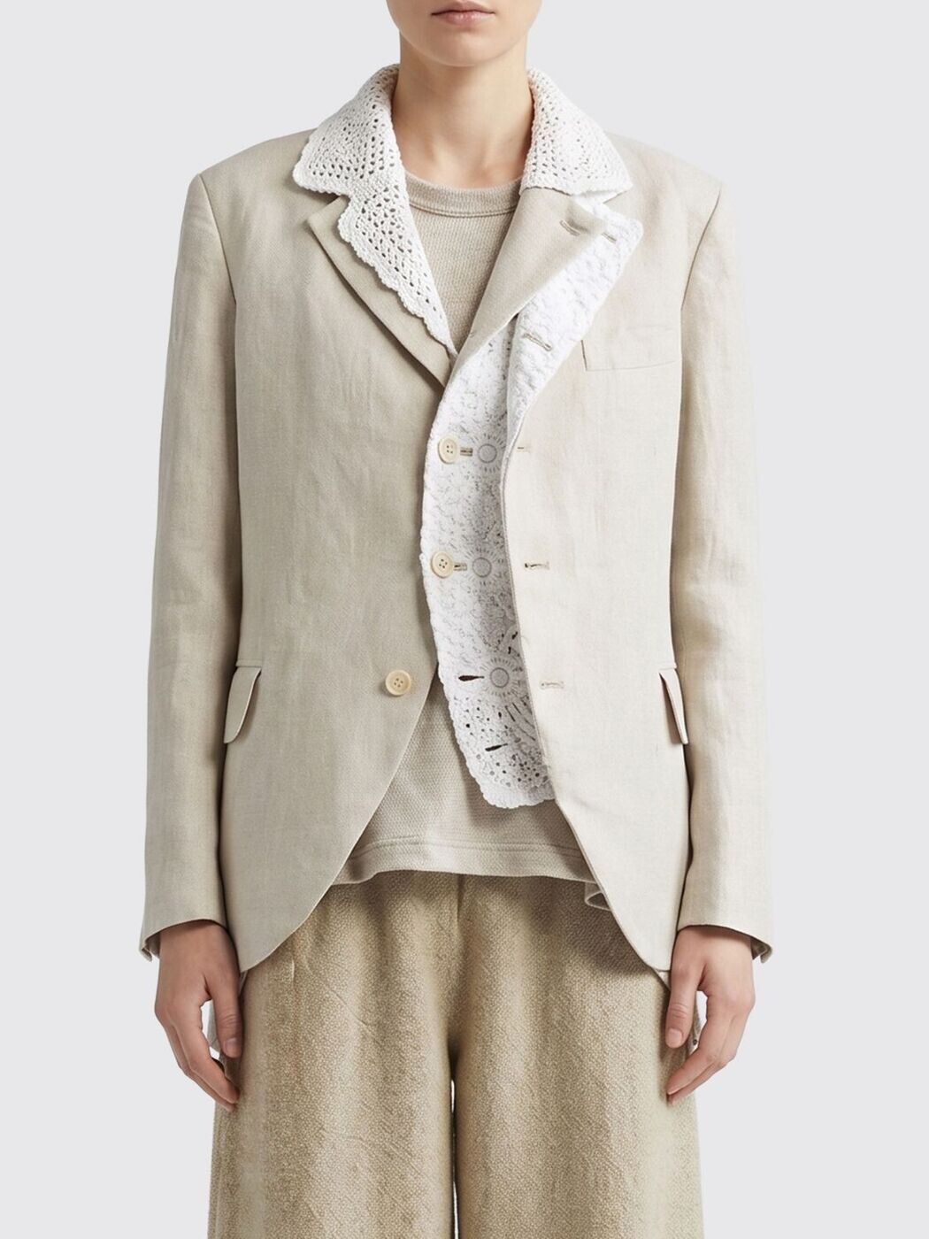 コム デ 給仕 COMME DES GARCONS 背広上衣 背広 上衣 レディース ベージュ Suit Jackets GQJ024051 関税 貨物輸送無料 2026SS gi