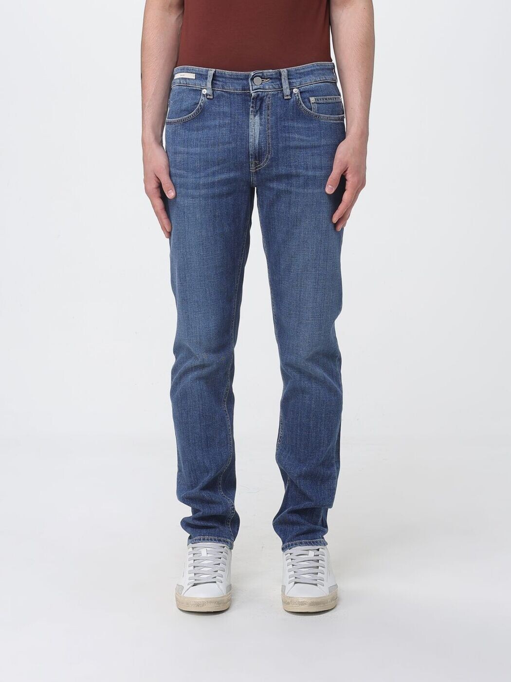 シビ後ろ側 SIVIGLIA ジーンズ メンズ 青色 Jeans SVM02004D0050 関税 貨物輸送無料 2026SS gi