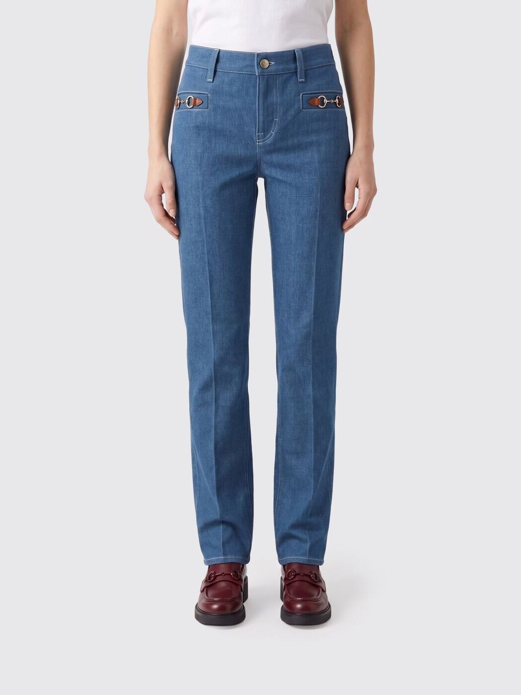 グッチ GUCCI ジーンズ レディース 青碧 Jeans 852937XDDEH 関税 貨物輸送無料 2026SS gi