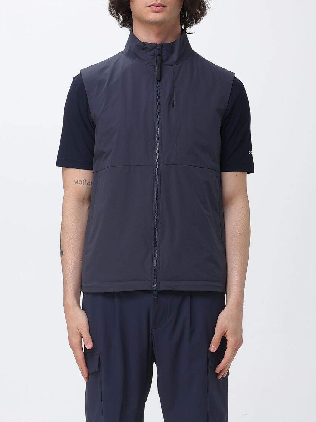 ピープルオブシブヤ PEOPLE OF SHIBUYA ジレ より良い メンズ 青碧 Vests ICHIPM931 関税 貨物輸送無料 2026SS gi