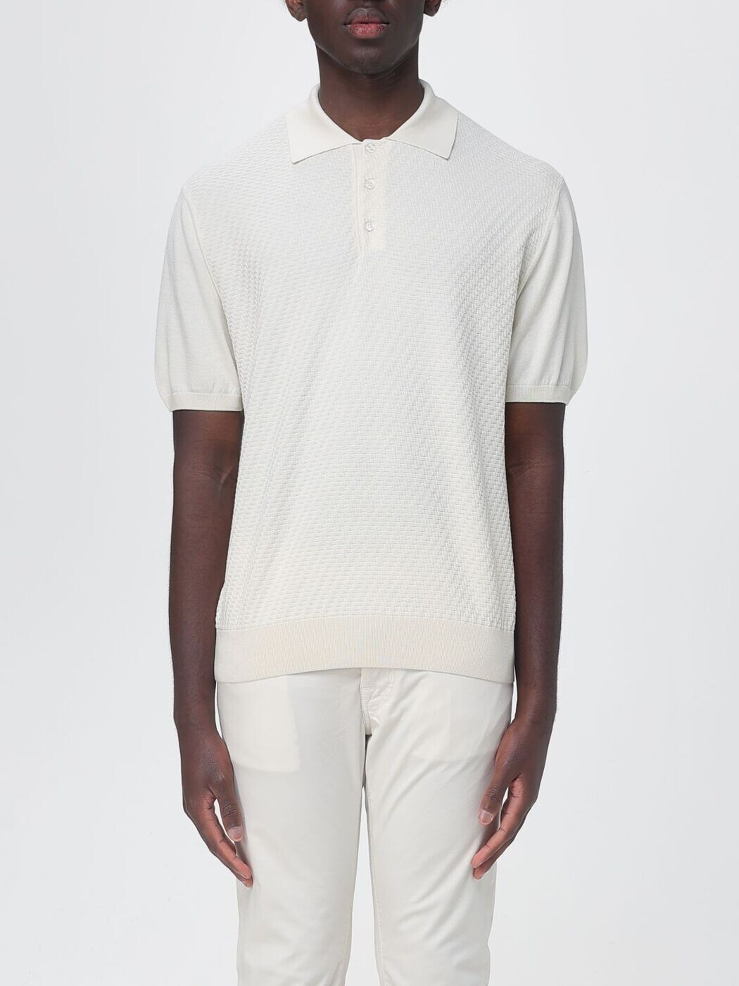 カナーリ CANALI ポロシャツ メンズ ホワイト Polo shirts C0127MK02466 White 関税 送料無料 2026SS gi|BRANDSHOP「il Tesoro」
