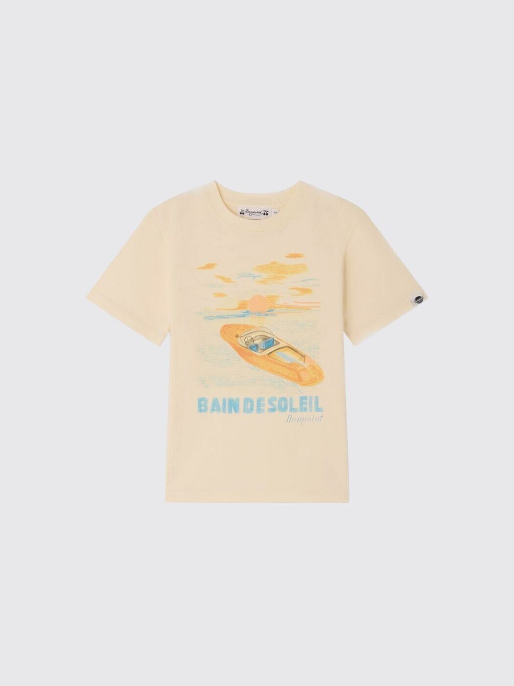 ボンポワン BONPOINT ロング捩りプルオーバー プルオーバー ボーイズ ベージュ Long sleeve t-shirts S06BTSK00023 関税 貨物輸送無料 2026SS gi