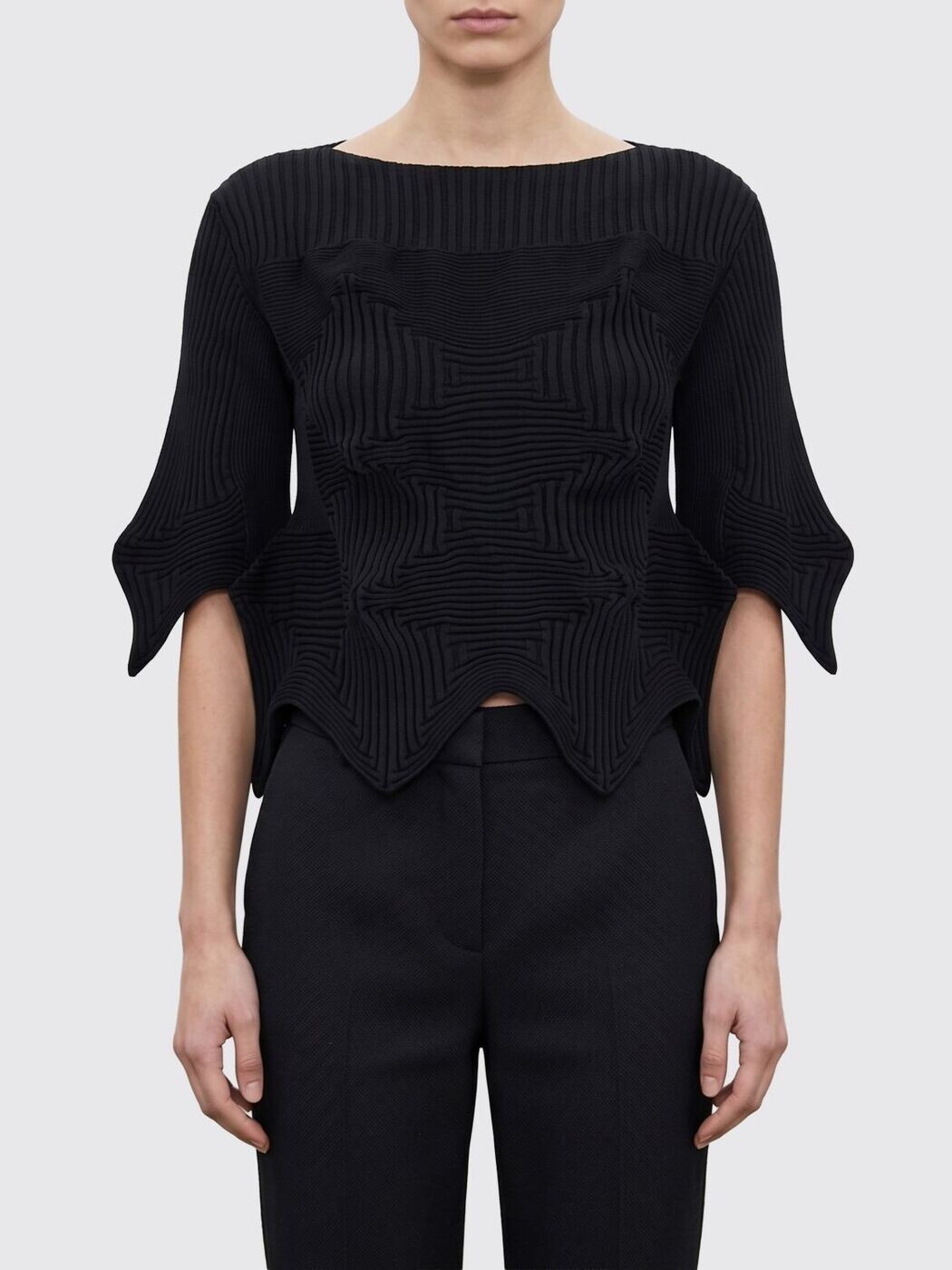 イッセイ ミヤケ ISSEY MIYAKE ティーシャツ トップス レディース 黒いこと T-shirts and tops IM66KN785 関税 貨物輸送無料 2026SS gi