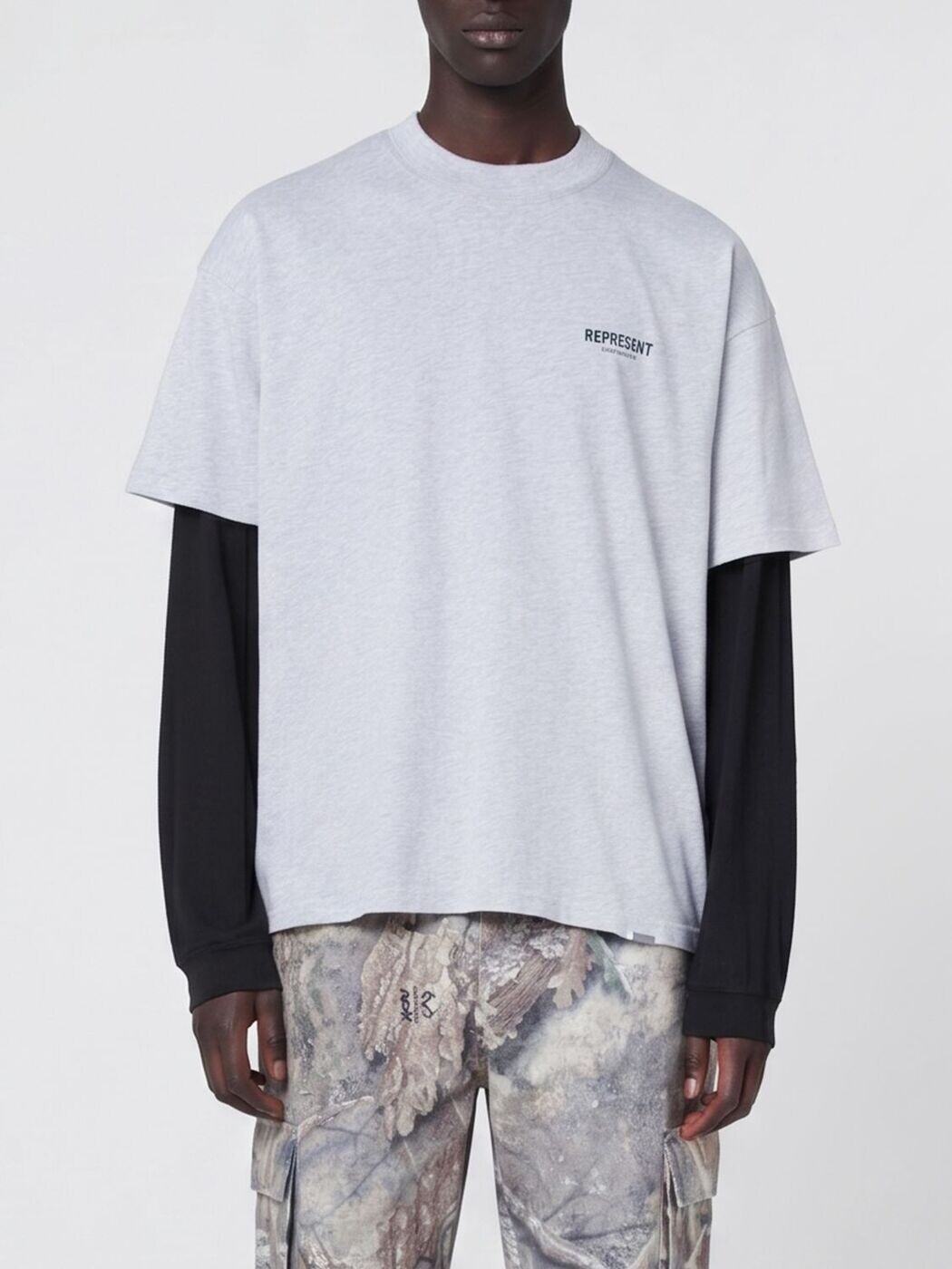 リプレゼント REPRESENT プルオーバー メンズ 薄墨色 T-shirts OCM41114C 関税 貨物輸送無料 2026SS gi