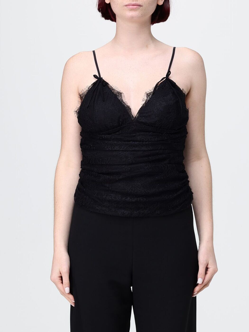 ピンコ PINKO プルオーバー トップス レディース 黒いこと T-shirts and tops 106726A378 関税 貨物輸送無料 2026SS gi