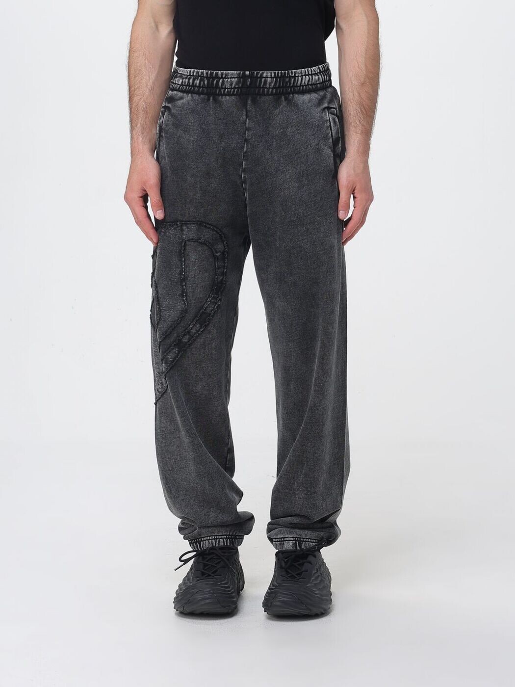 ディーゼル DIESEL ズボン ズボン下 メンズ 黒いこと Trousers A193240KIBZ 関税 貨物輸送無料 2026SS gi