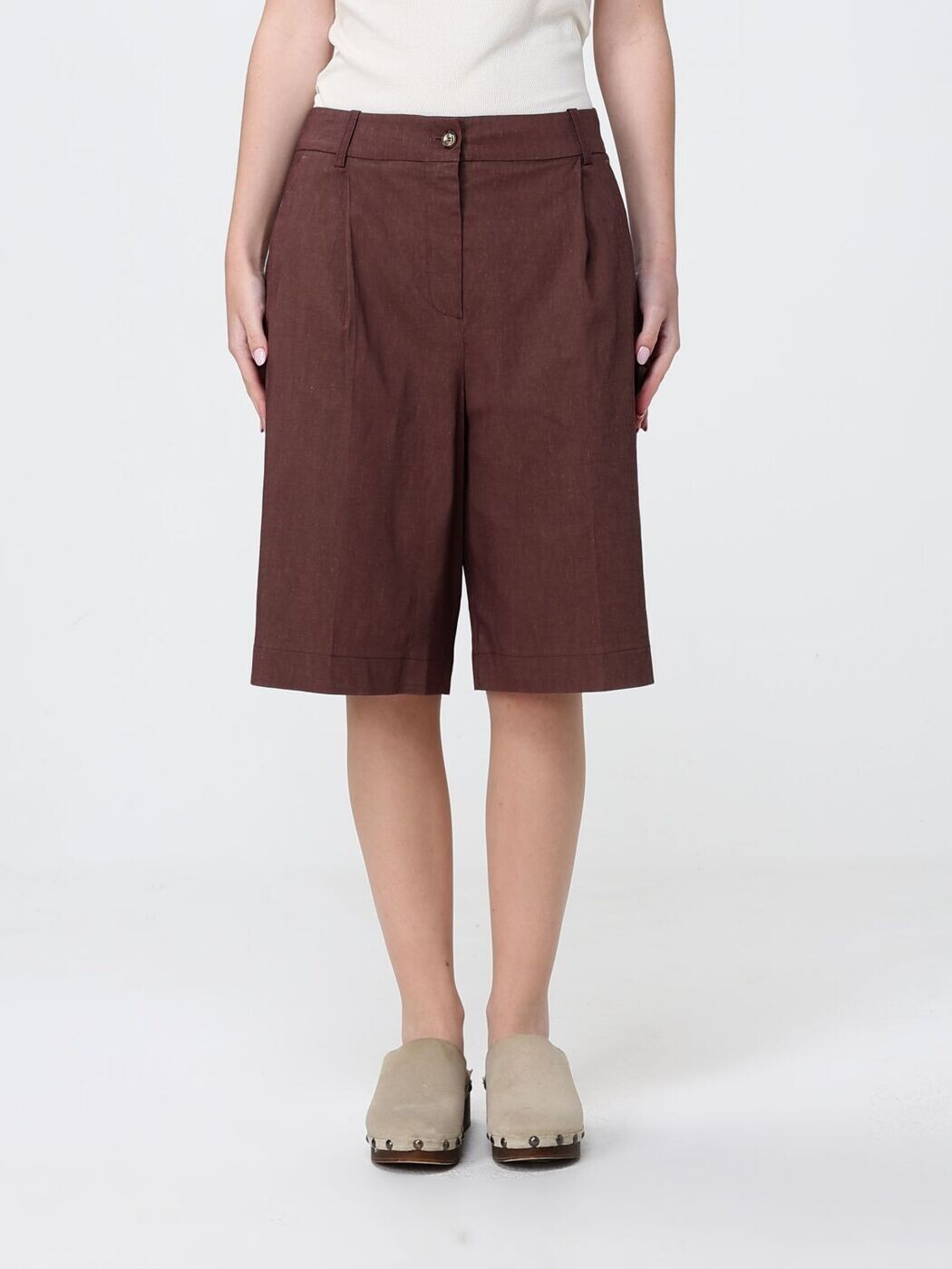 ピンコ PINKO デニムショーツ ショーツ レディース ブラウン Denim shorts 106594A34I Brown 関税 送料無料 2026SS gi｜BRANDSHOP「il Tesoro」