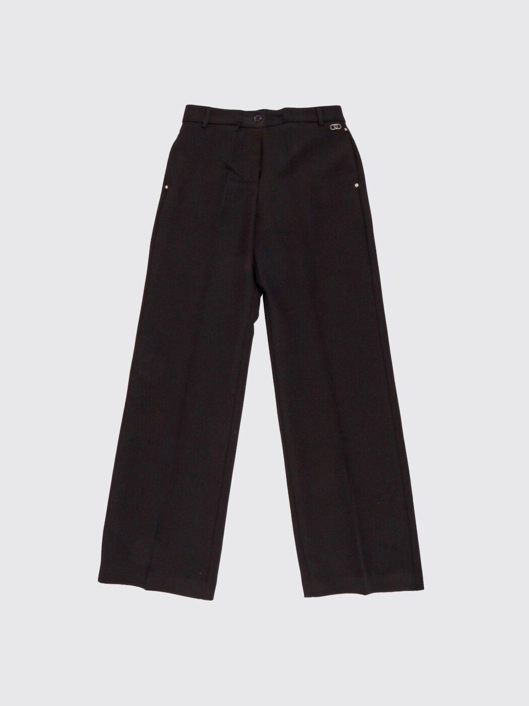 リュー ジョ― LIU JO ズボン下 ボーイズ 黒いこと Cargo trousers GA6016T7896 関税 貨物輸送無料 2026SS gi