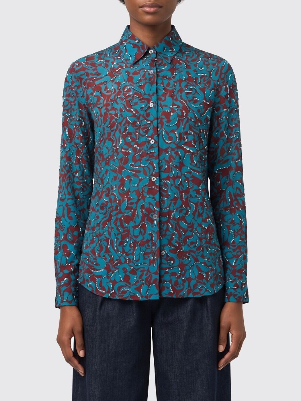 ド木鼠 キャラバン ノッテン DRIES VAN NOTEN ティーシャツ レディース 青碧 Shirts 2611307873006 関税 貨物輸送無料 2026SS gi