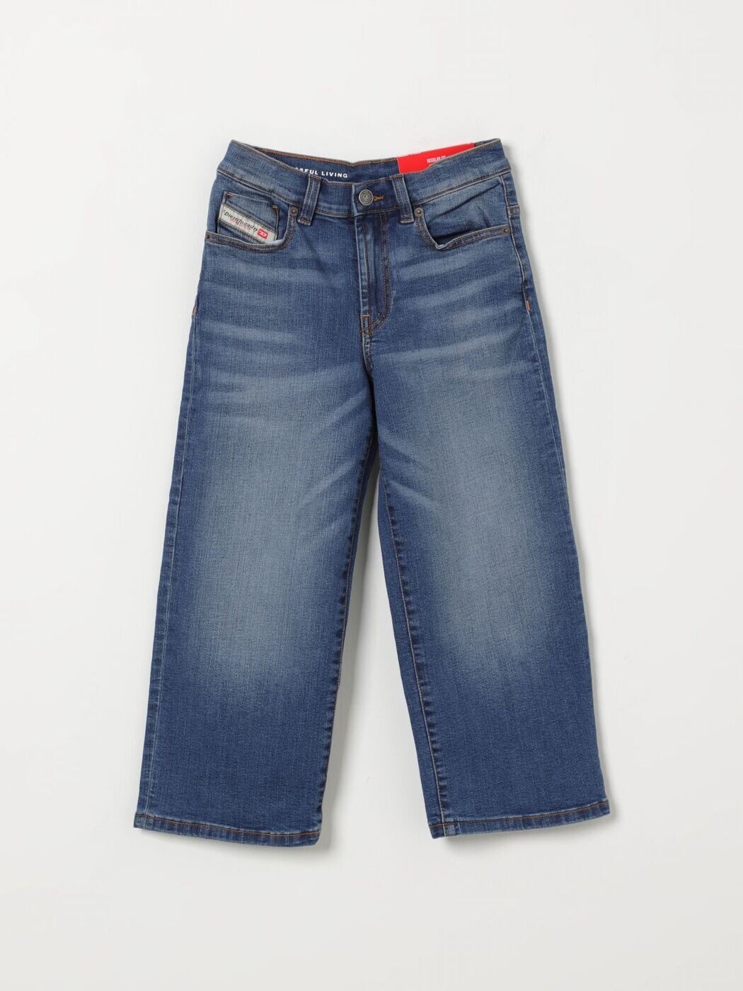 ディーゼル DIESEL レギュラーフィットジーンズ ジーンズ ガールズ 青色 Regular fit jeans J00818KXBRA 関税 貨物輸送無料 2026SS gi