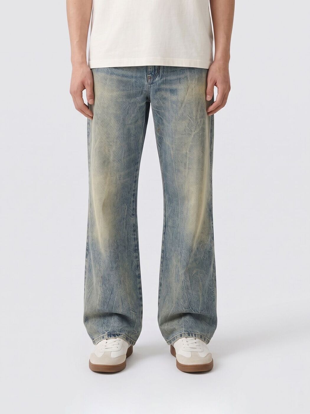 アミリ AMIRI ジーンズ メンズ 青色 Jeans AMBMJE1098 関税 貨物輸送無料 2026SS gi