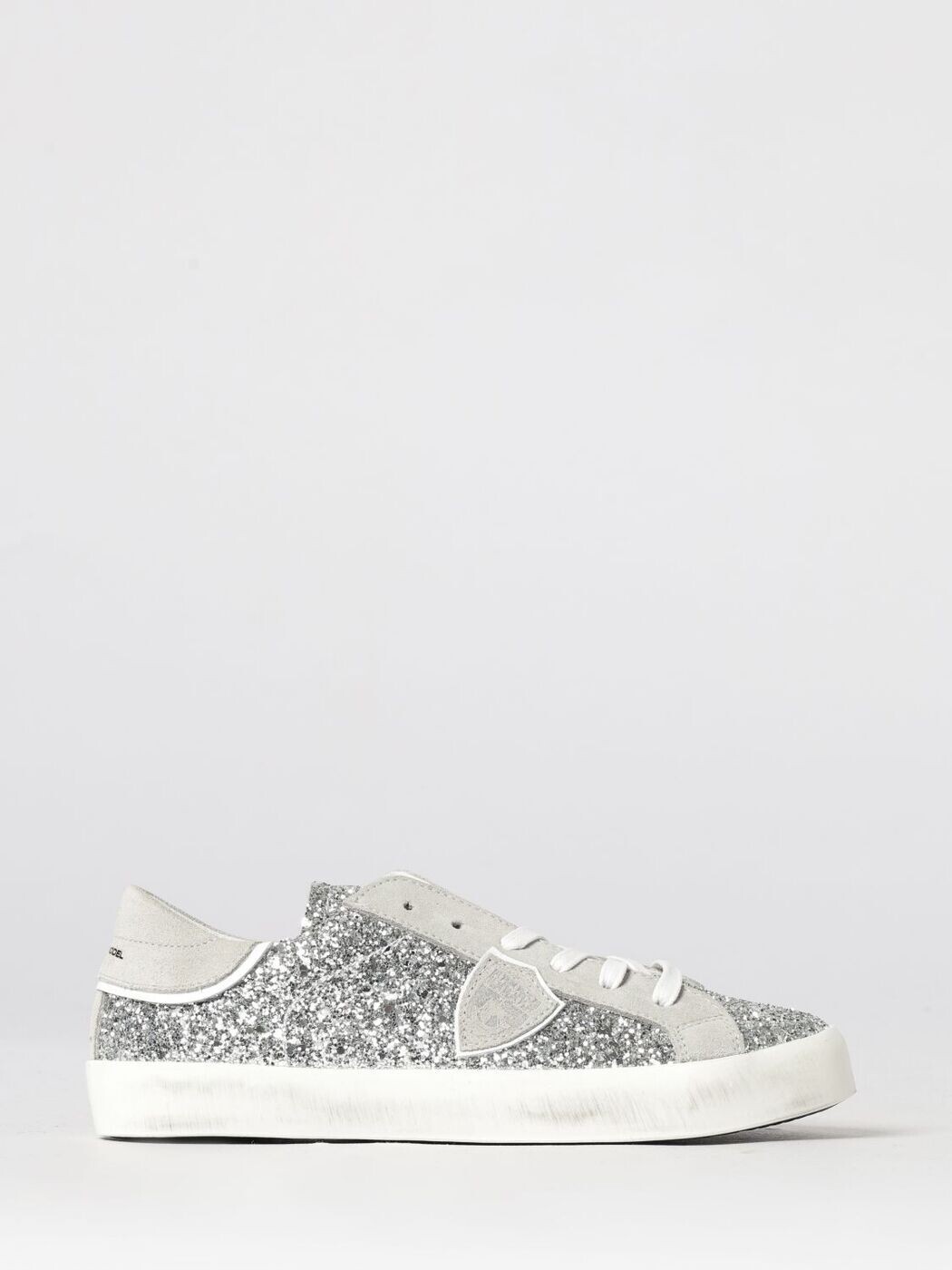 フィリップ 真似形 PHILIPPE MODEL 厚底スニーカー スニーカー ガールズ しろがね色 High top sneakers 83321 関税 貨物輸送無料 2026SS gi