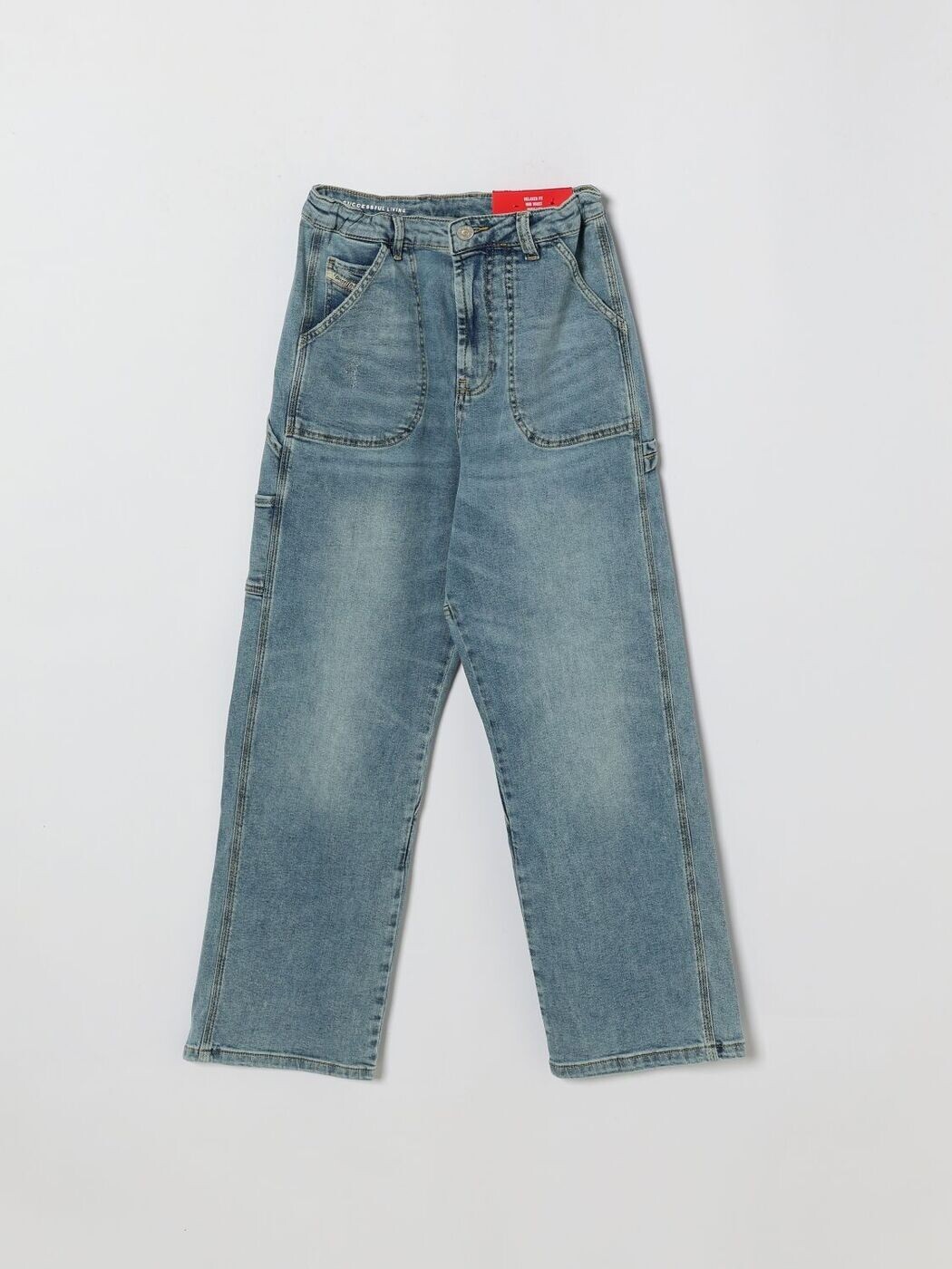 ディーゼル DIESEL レギュラーフィットジーンズ ジーンズ ボーイズ 青碧 Regular fit jeans J02361KXBSX 関税 貨物輸送無料 2026SS gi