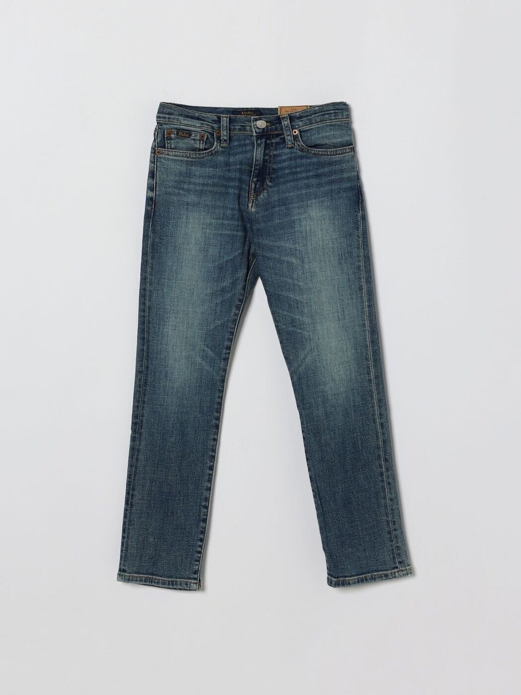 ポロ・ラルフローレン POLO RALPH LAUREN レギュラーフィットジーンズ ジーンズ ボーイズ 青色 Regular fit jeans 323B13884 関税 貨物輸送無料 2026SS gi