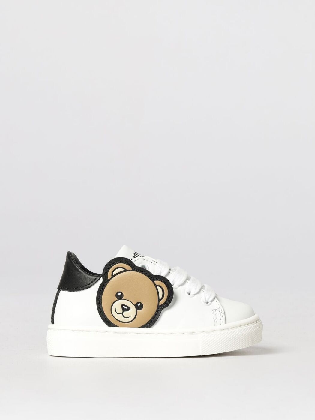 モスキーノ MOSCHINO 滑っこいスニーカー スニーカー ボーイズ 白いこと Flat sneakers 82948 関税 貨物輸送無料 2026SS gi