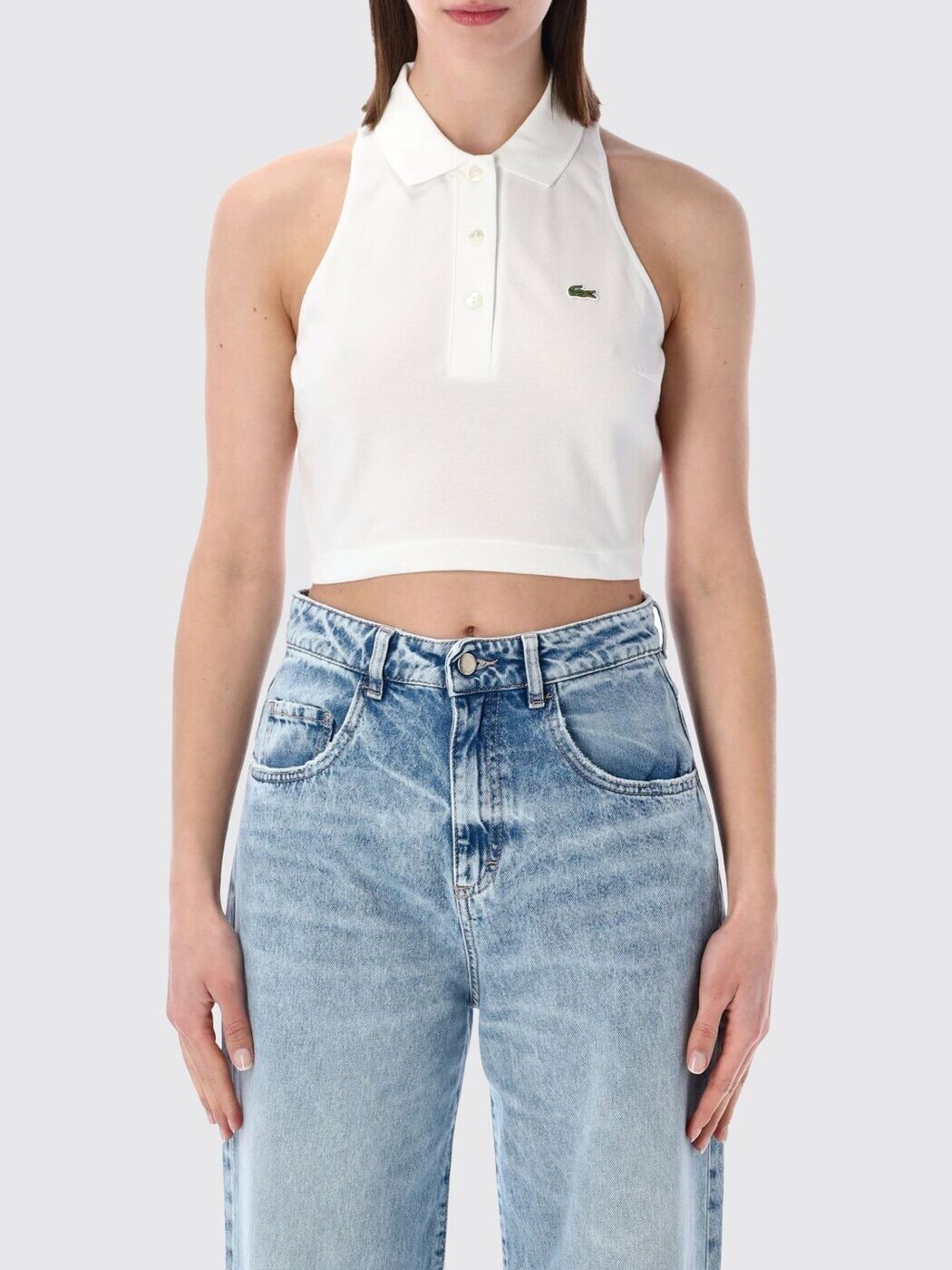ラコステ LACOSTE Tシャツ トップス レディース ホワイト T-shirts and tops PF3123 White 関税 送料無料 2026SS gi｜BRANDSHOP「il Tesoro」