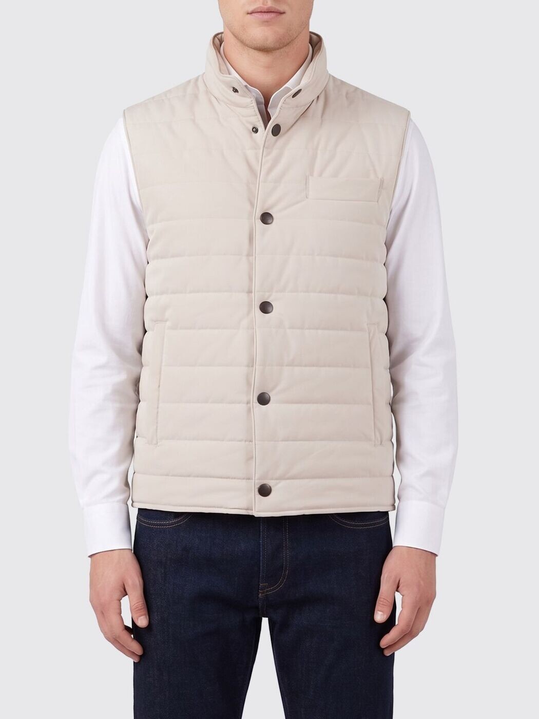 フェイ FAY ジレ より良い メンズ ベージュ Vests NAM2052009SZCJ 関税 貨物輸送無料 2026SS gi