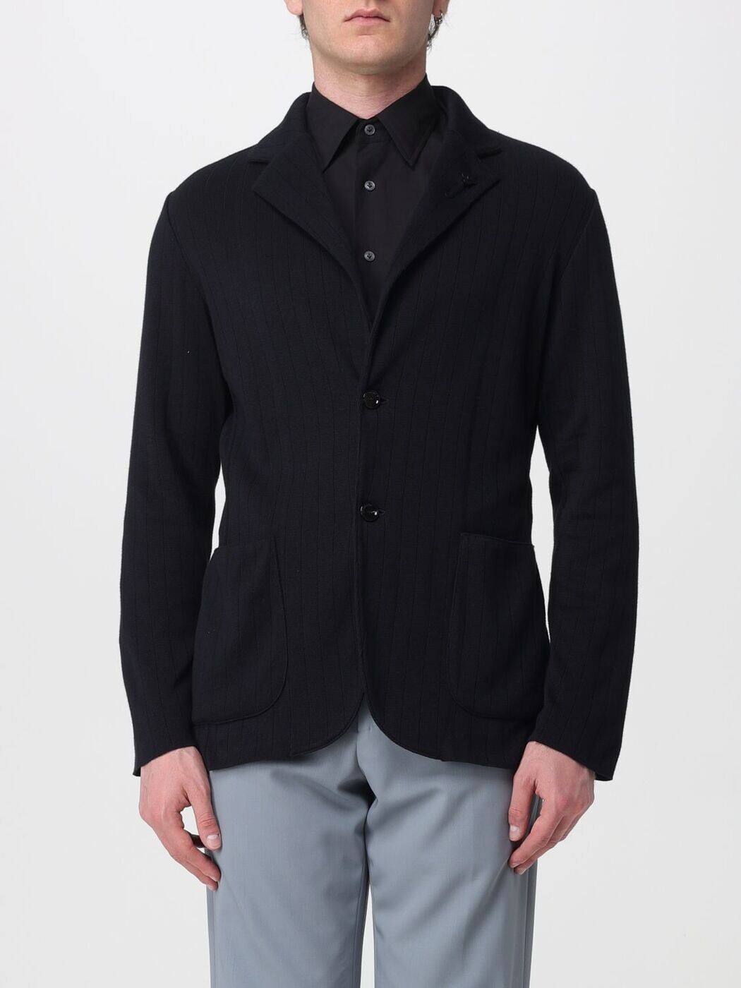 ラルディーニ LARDINI ジャケット メンズ ブラック Jackets CNCLJM56PA66005 Black 関税 送料無料 2026SS gi|BRANDSHOP「il Tesoro」