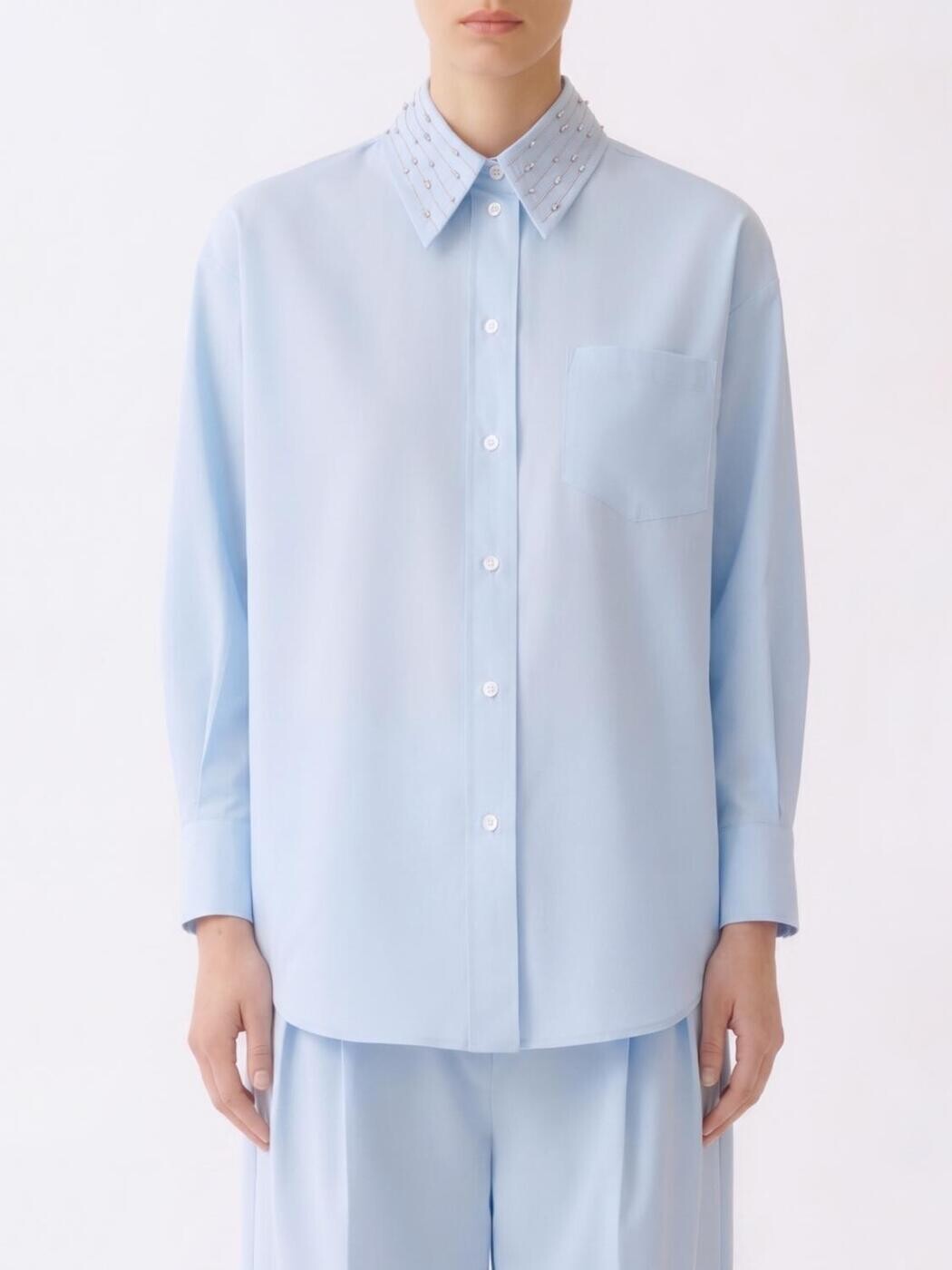 ファビアナ フィリッピ FABIANA FILIPPI シャツ レディース Shirts CAD276F416M160 Gnawed Blue 関税 送料無料 2026SS gi|BRANDSHOP「il Tesoro」