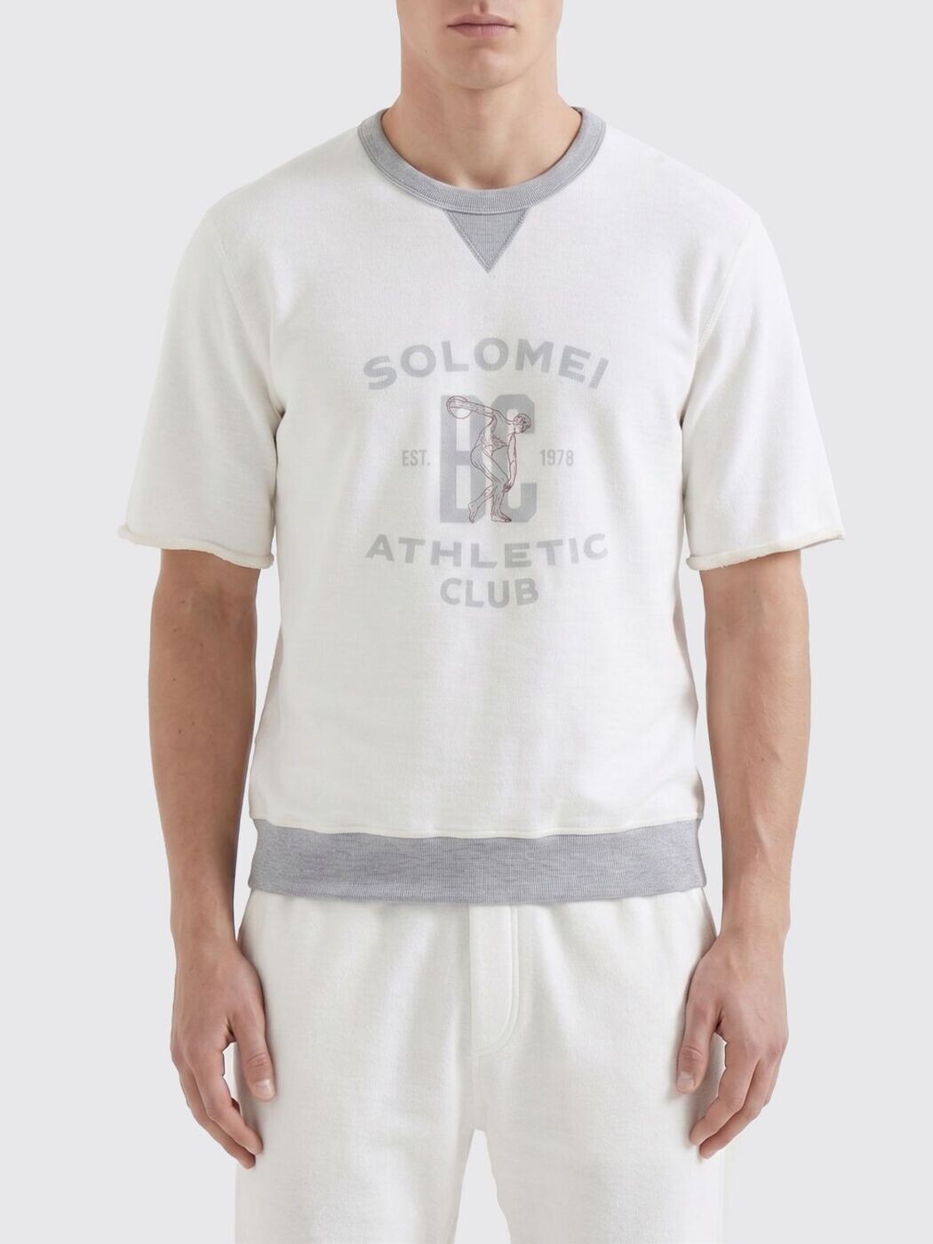 ブルネロ クチネリ BRUNELLO CUCINELLI スウェットシャツ トレーナー メンズ ホワイト Sweatshirts MR8313378G White 関税 送料無料 2026SS gi｜BRANDSHOP「il Tesoro」