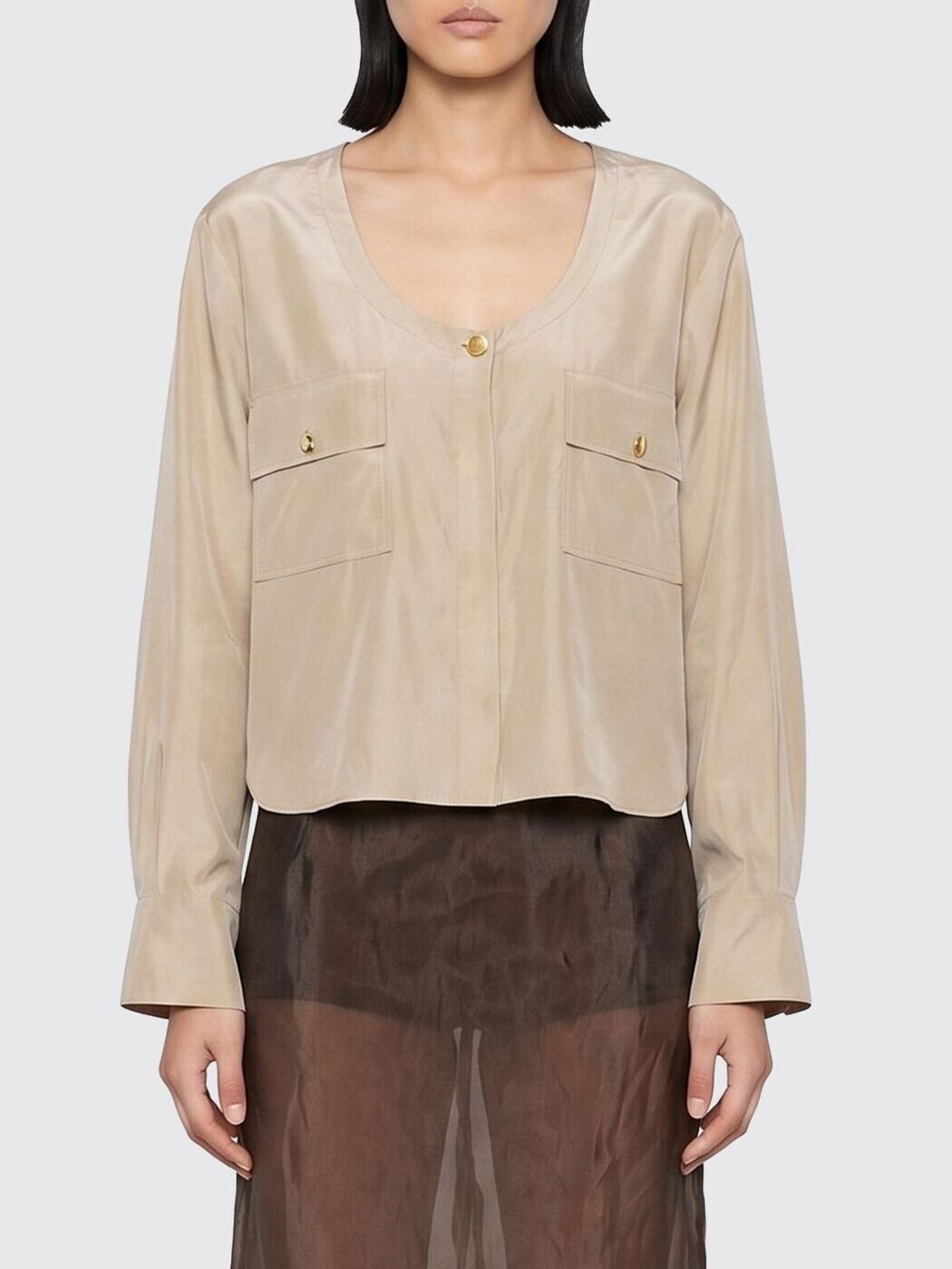 フォルテフォルテ FORTE FORTE Tシャツ トップス レディース ベージュ T-shirts and tops 14567MYSHIRT Beige 関税 送料無料 2026SS gi|BRANDSHOP「il Tesoro」