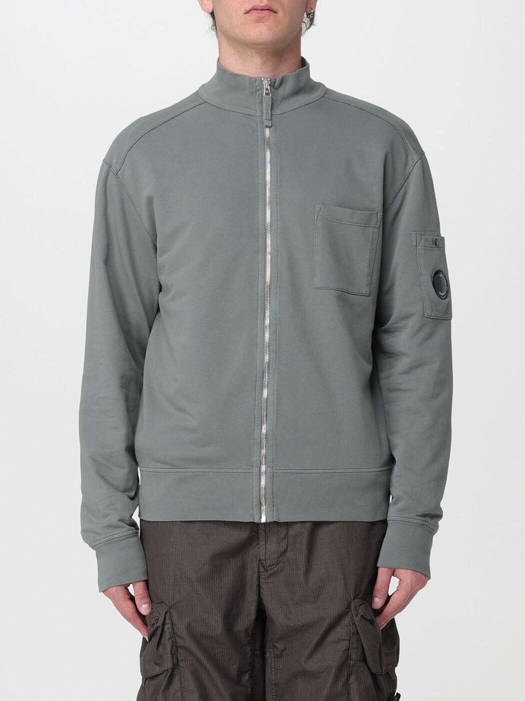 シーピー 会社 CP COMPANY トレーナー 調教師 メンズ 緑であること Sweatshirts 20CMSS021A002246G 関税 貨物輸送無料 2026SS gi