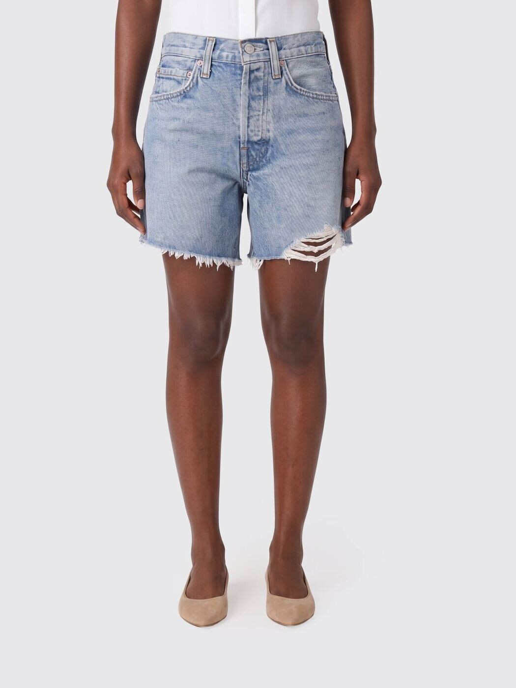 エーゴールドイー AGOLDE デニムショーツ ショーツ レディース ブルー Denim shorts A90101885 関税 送料無料 2026SS gi