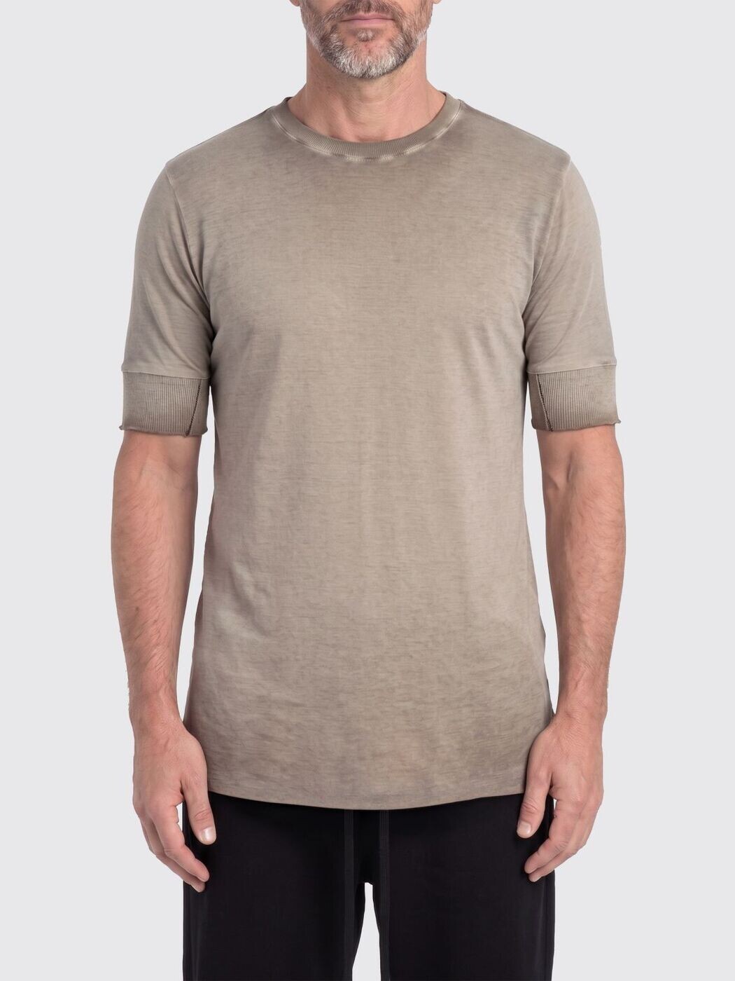 トム Cr THOM KROM ティーシャツ メンズ ベージュ T-shirts MTS94001 関税 貨物輸送無料 2026SS gi メンズファッション-Tシャツ・カットソー-トップス