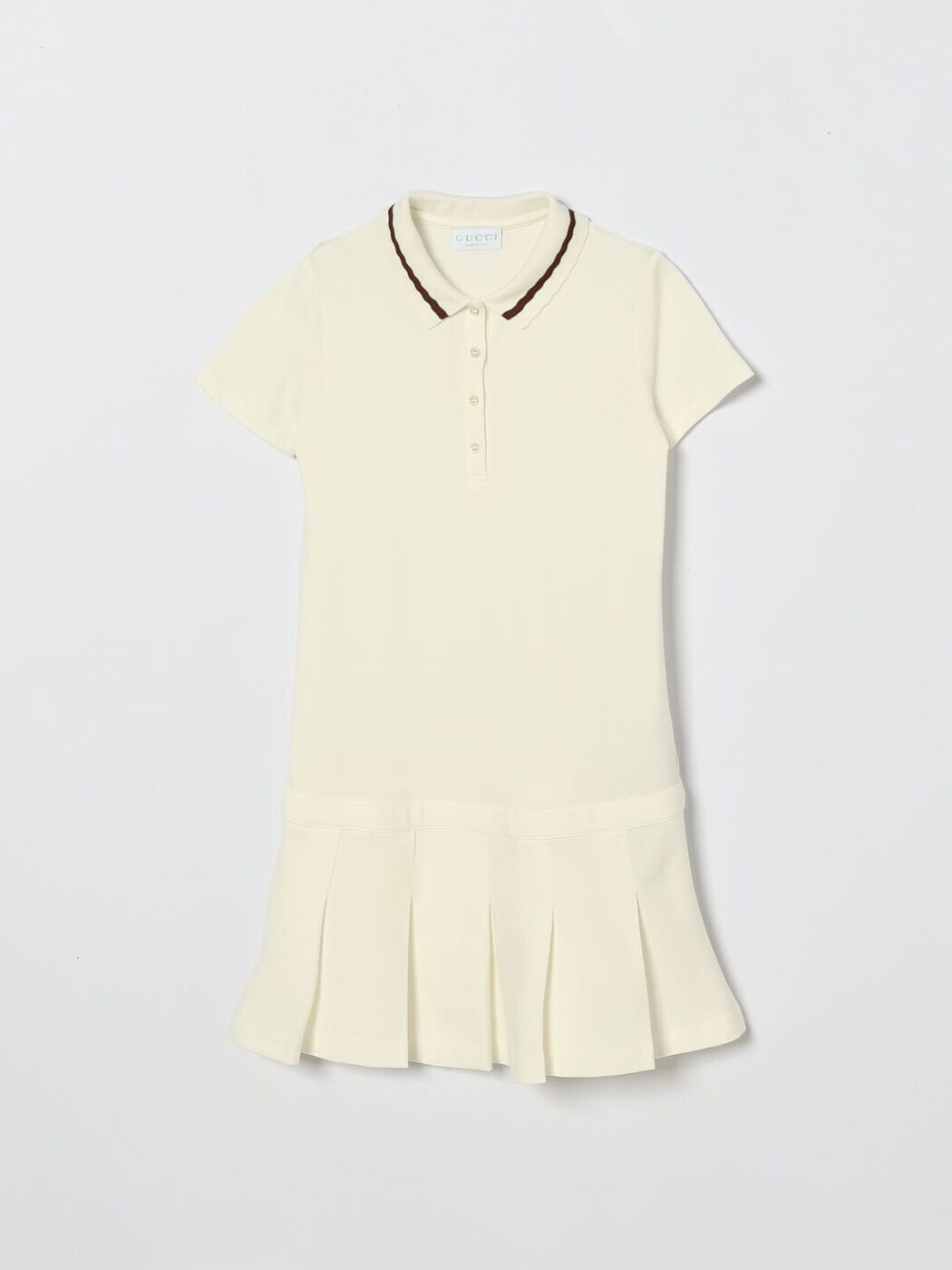 グッチ GUCCI ロング御召しもの 御召しもの ガールズ 白いこと Long dresses 852832XJHRS 関税 貨物輸送無料 2026SS gi