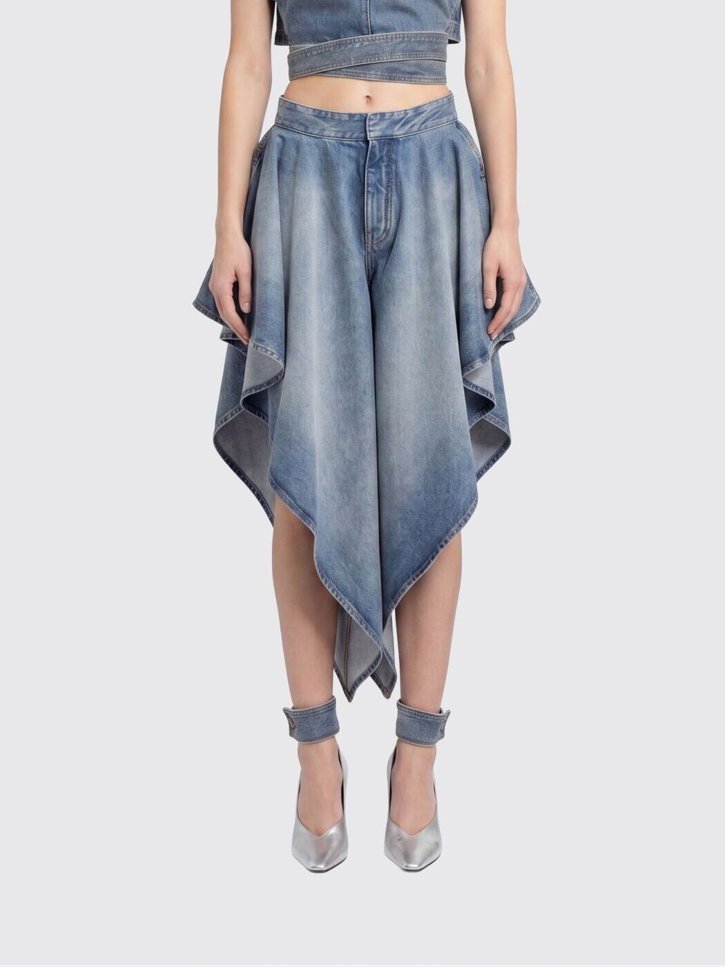 アライア ALAIA ジーンズ レディース 青碧 Jeans AA9P1374D026C 関税 貨物輸送無料 2026SS gi