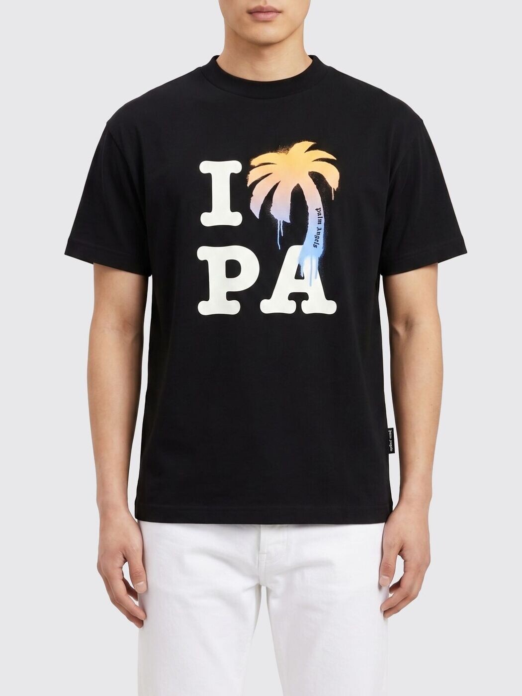 パーム エンジェルス PALM ANGELS Tシャツ メンズ ブラック T-shirts PMAA109S26JER007 Black 関税 送料無料 2026SS gi｜BRANDSHOP「il Tesoro」