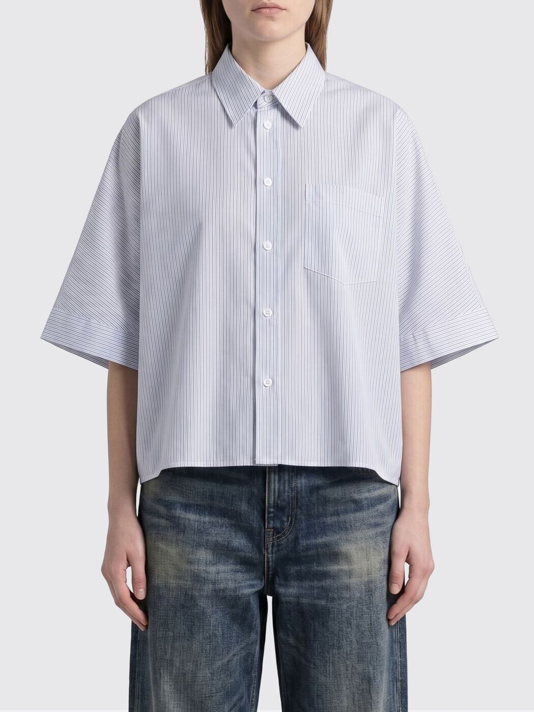 エムエム6 メゾン マルジェラ MM6 MAISON MARGIELA シャツ レディース グレー Shirts S52DL0236M35730 Grey 関税 送料無料 2026SS gi｜BRANDSHOP「il Tesoro」