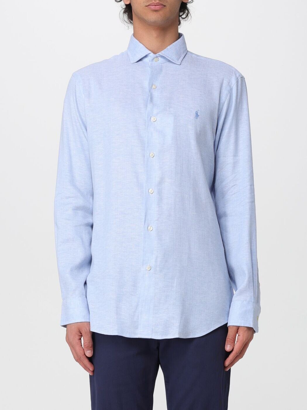 ポロ ラルフ ローレン POLO RALPH LAUREN シャツ メンズ ブルー Shirts 710B16696 Blue 関税 送料無料 2026SS gi|BRANDSHOP「il Tesoro」