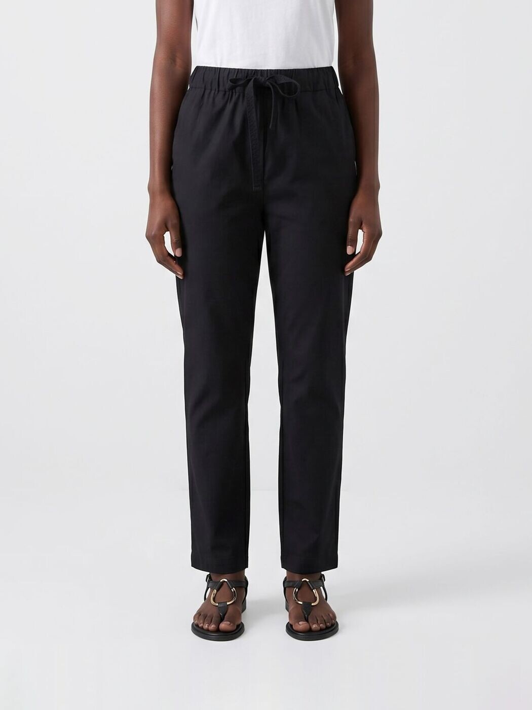 セミクチュール SEMICOUTURE ズボン ズボン下 レディース 黒いこと Trousers S6SK44 関税 貨物輸送無料 2026SS gi