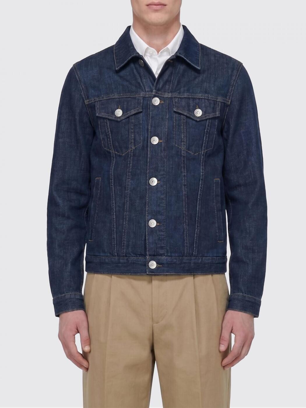 ブルネロ クチネリ BRUNELLO CUCINELLI 上衣 メンズ 青色 Jackets ME6456909 関税 貨物輸送無料 2026SS gi