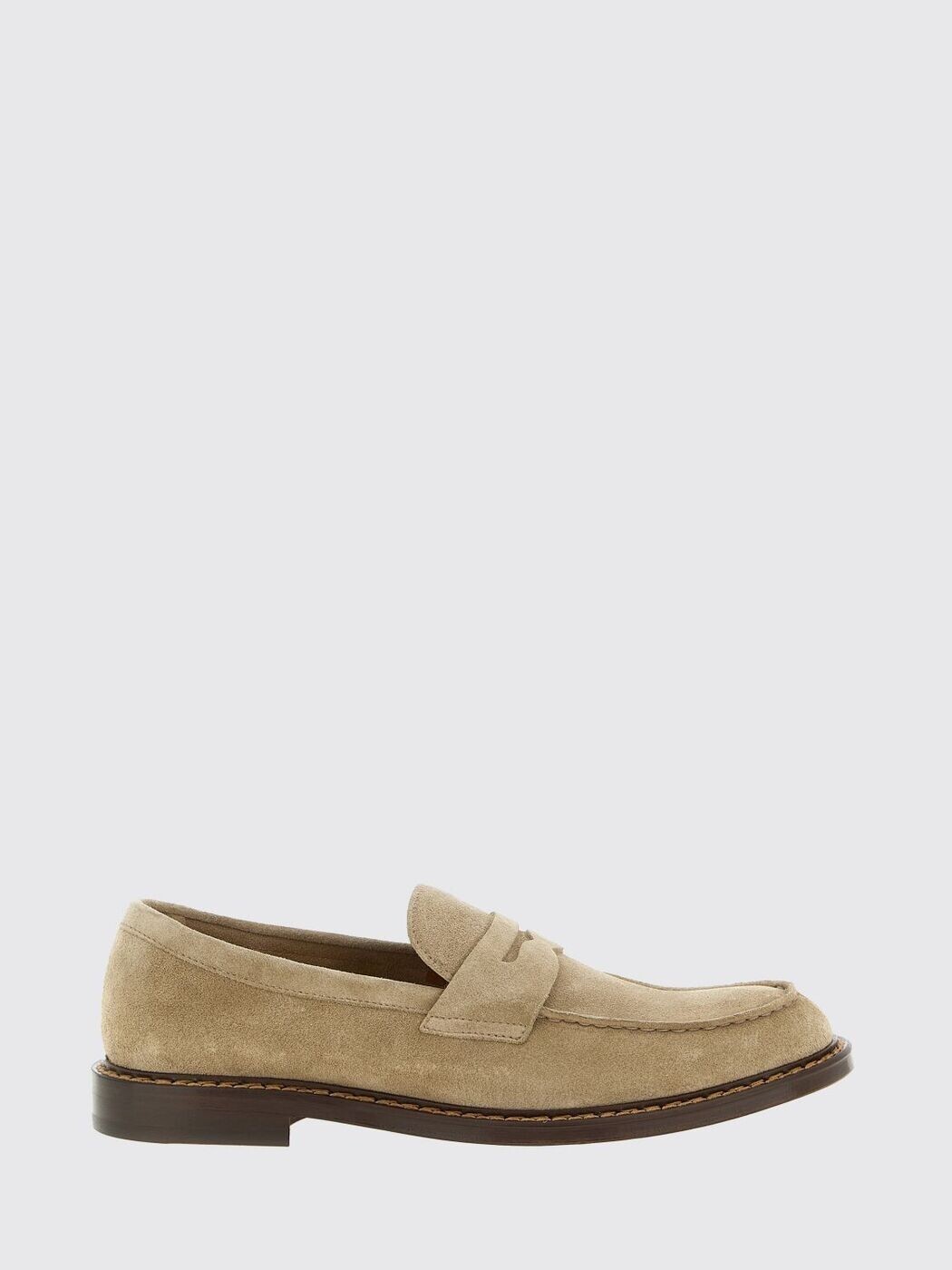 デュカルス DOUCAL\u0027S 置き目毛皮 メンズ ベージュ Loafers DU2405PHOEUY009 関税 貨物輸送無料 2026SS gi