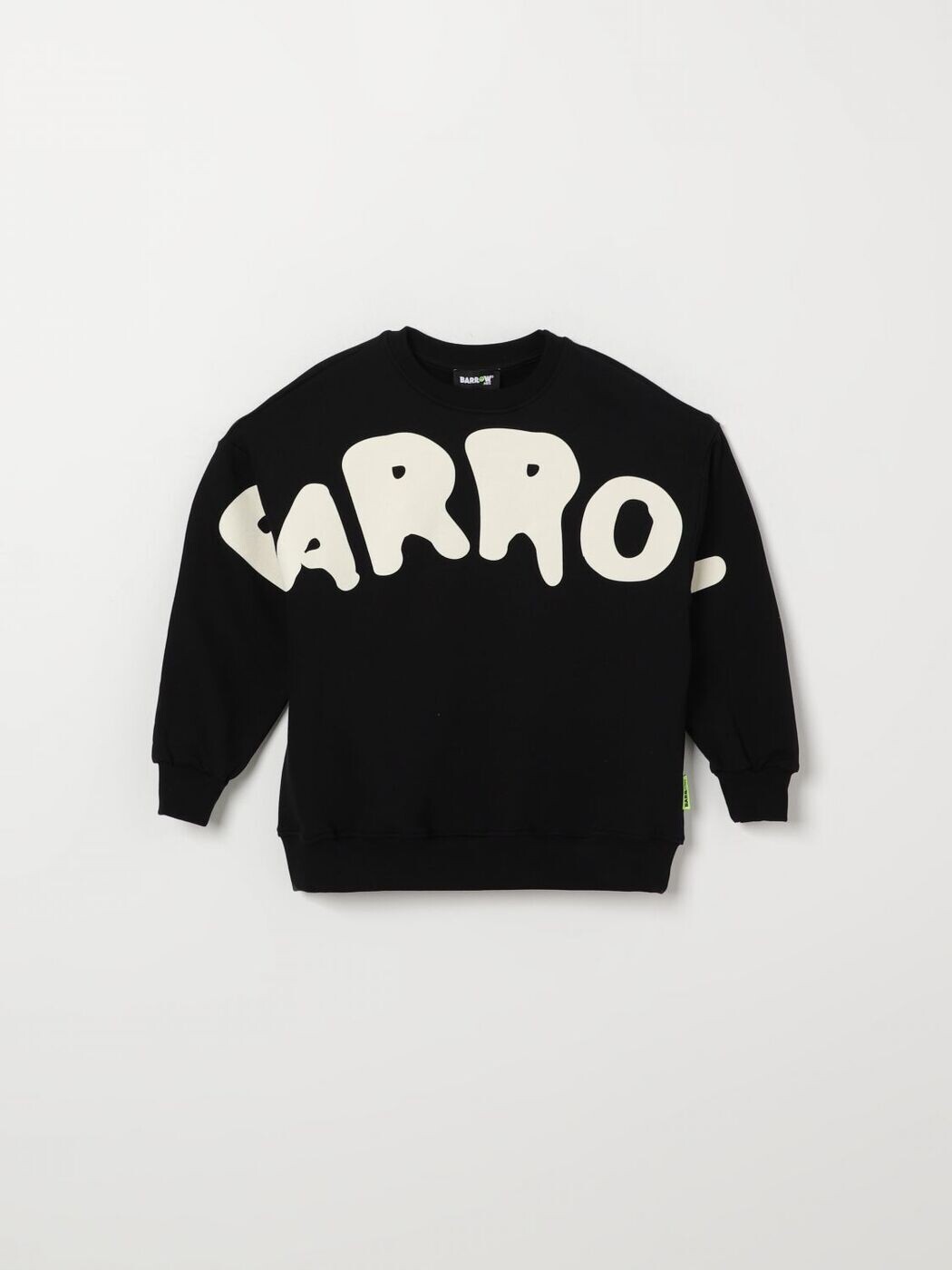 バロウキッズ BARROW KIDS クルーネックジャンパー 編み物お召しもの ボーイズ 黒いこと Crew neck jumpers S6BKJUSW016 関税 貨物輸送無料 2026SS gi