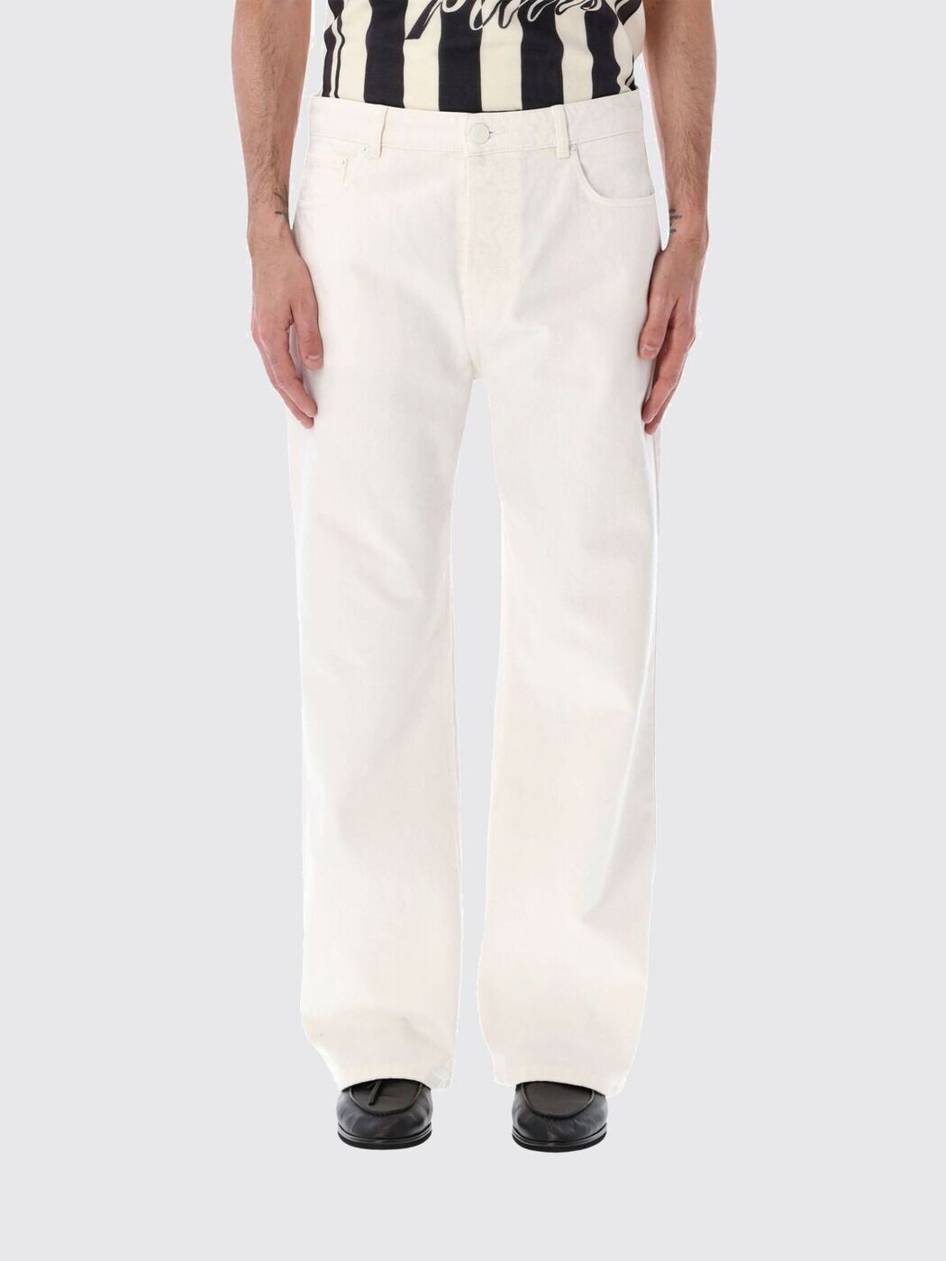 アミ パリス AMI PARIS デニム メンズ ホワイト Jeans HTR450DE0126 White 関税 送料無料 2026SS gi|BRANDSHOP「il Tesoro」
