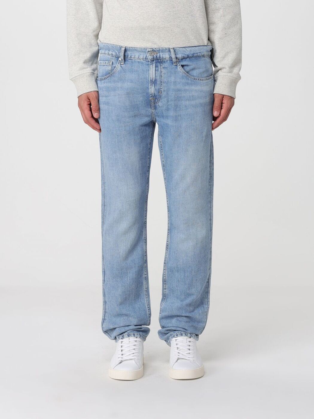 セブンフォーオールマンカインド 7 FOR ALL MANKIND ジーンズ メンズ 青み Jeans 7TE70U03 関税 貨物輸送無料 2026SS gi