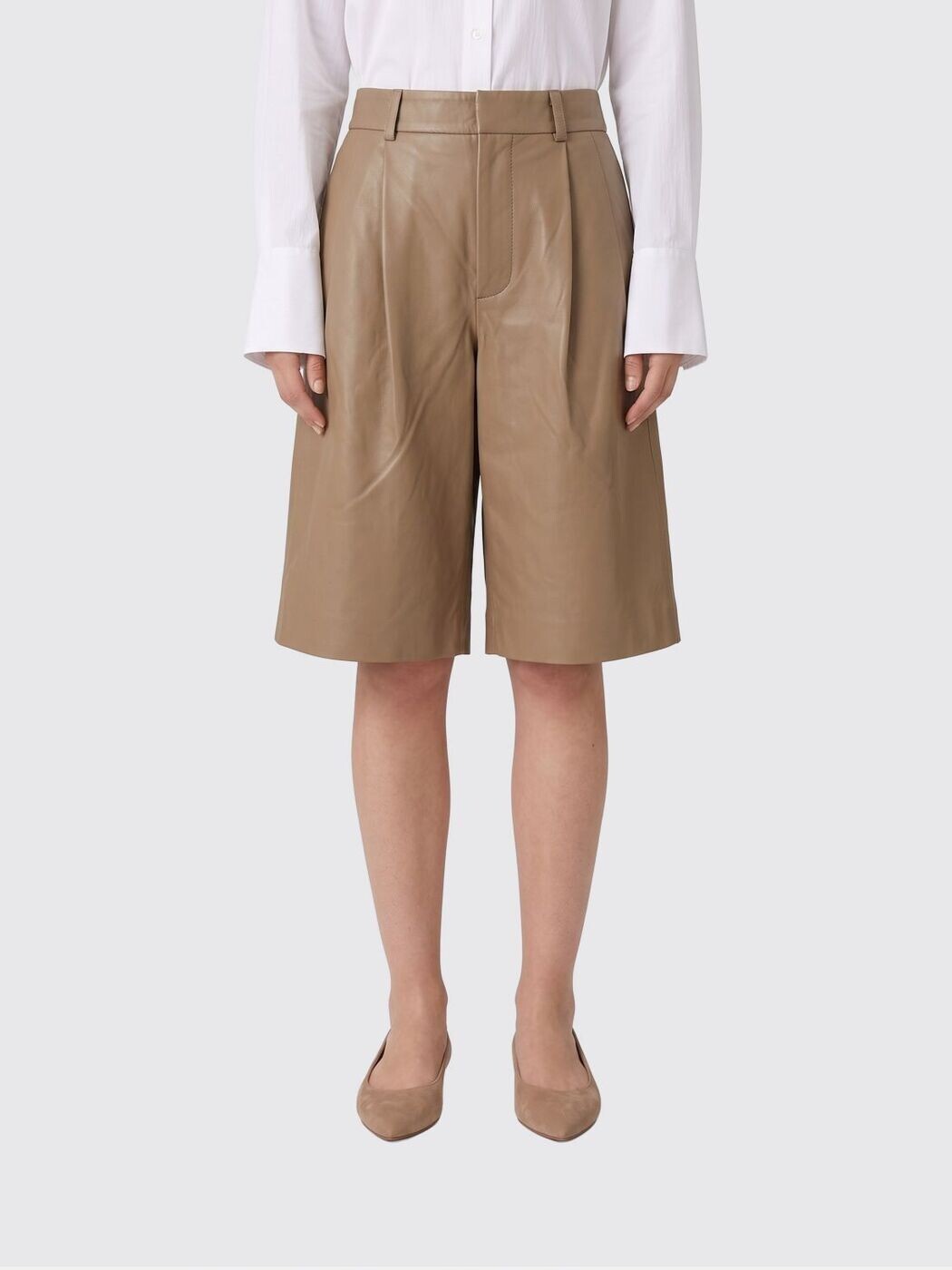 前日 サロモン YVES SALOMON ジーンズさる股引き さる股引き レディース ベージュ Denim shorts 26E26EYP211XXAPXX 関税 貨物輸送無料 2026SS gi