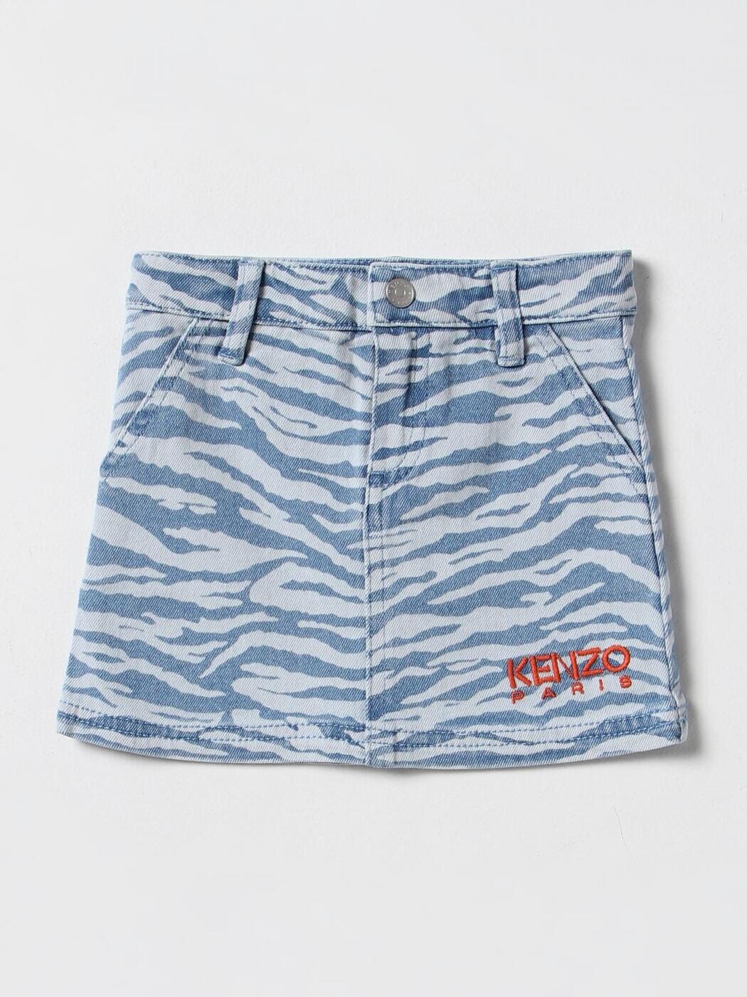 ケンゾー KENZO ミニ御徒面子 スコート ガールズ 青碧 Mini-skirts K13083 関税 貨物輸送無料 2025AW gi