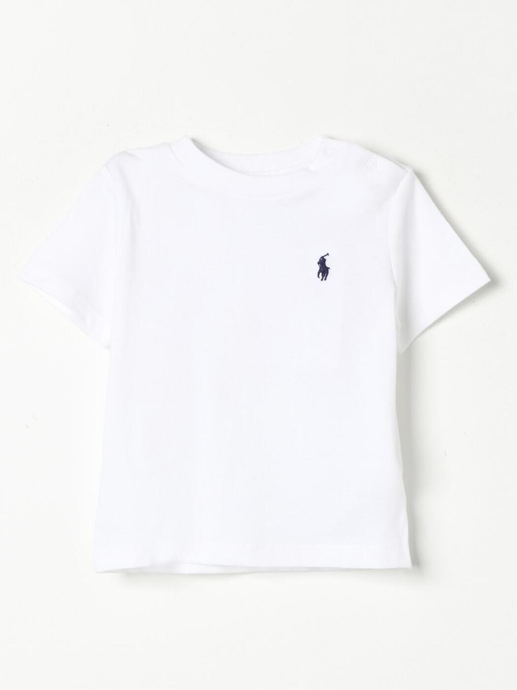 ポロ・ラルフローレン POLO RALPH LAUREN Tシャツ トップス ベビーユニセックス ホワイト T-shirt 320832904 White 関税 送料無料 2025AW gi｜BRANDSHOP「il Tesoro」