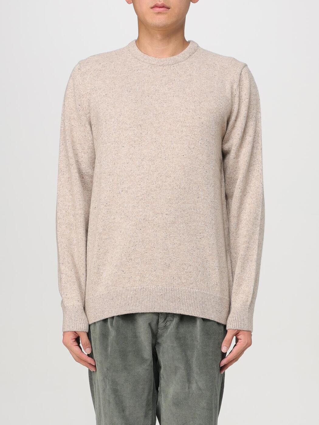 バブアー BARBOUR プルオーバー 編み物御召しもの メンズ 薄墨色 Knitwear MKN0844 Grey 関税 貨物輸送無料 2025AW gi