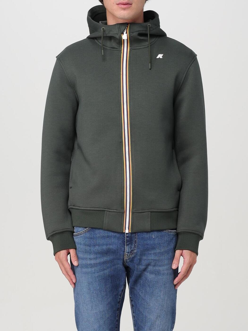 ケイ通い路 K-WAY トレーナー 調教師 メンズ 緑であること Sweatshirts K2141DW 関税 貨物輸送無料 2025AW gi