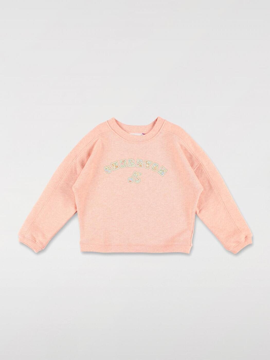 ボンポワン BONPOINT クルーネックジャンパー 編み物御召しもの ガールズ オレンジ色 Crew neck jumpers S05GSWK00006 Orange 関税 貨物輸送無料 2025SS gi