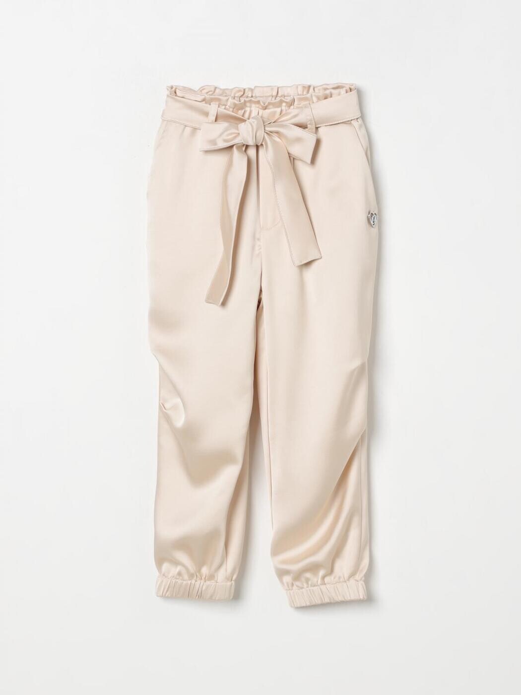 リュー ジョ― LIU JO ズボン ズボン下 ガールズ ベージュ Trousers KA5010T2970 関税 貨物輸送無料 2025SS gi